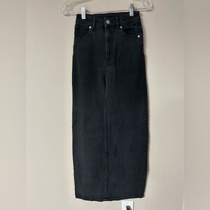 H&M Black Straight Leg Jeans